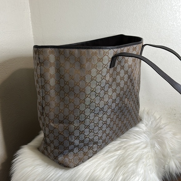 💯Authentic Gucci Large Tote Canvas🍀 - Picture 16 of 17